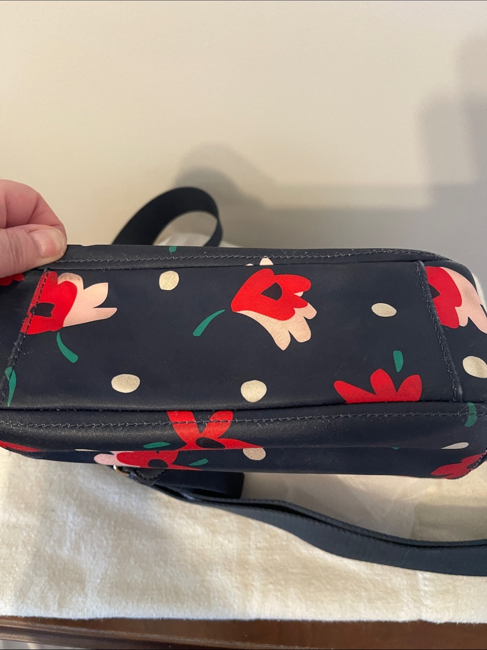 Kate Spade Navy Floral Crossbody Bag - Picture 4 of 4